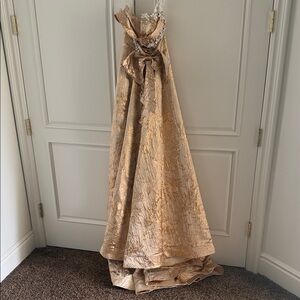 ✨ MNM Couture Gold Evening Gown | Size 4 | New ✨